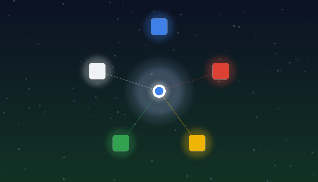 Google Gemini Agent 数字员工：Workspace 多模块协同示意图